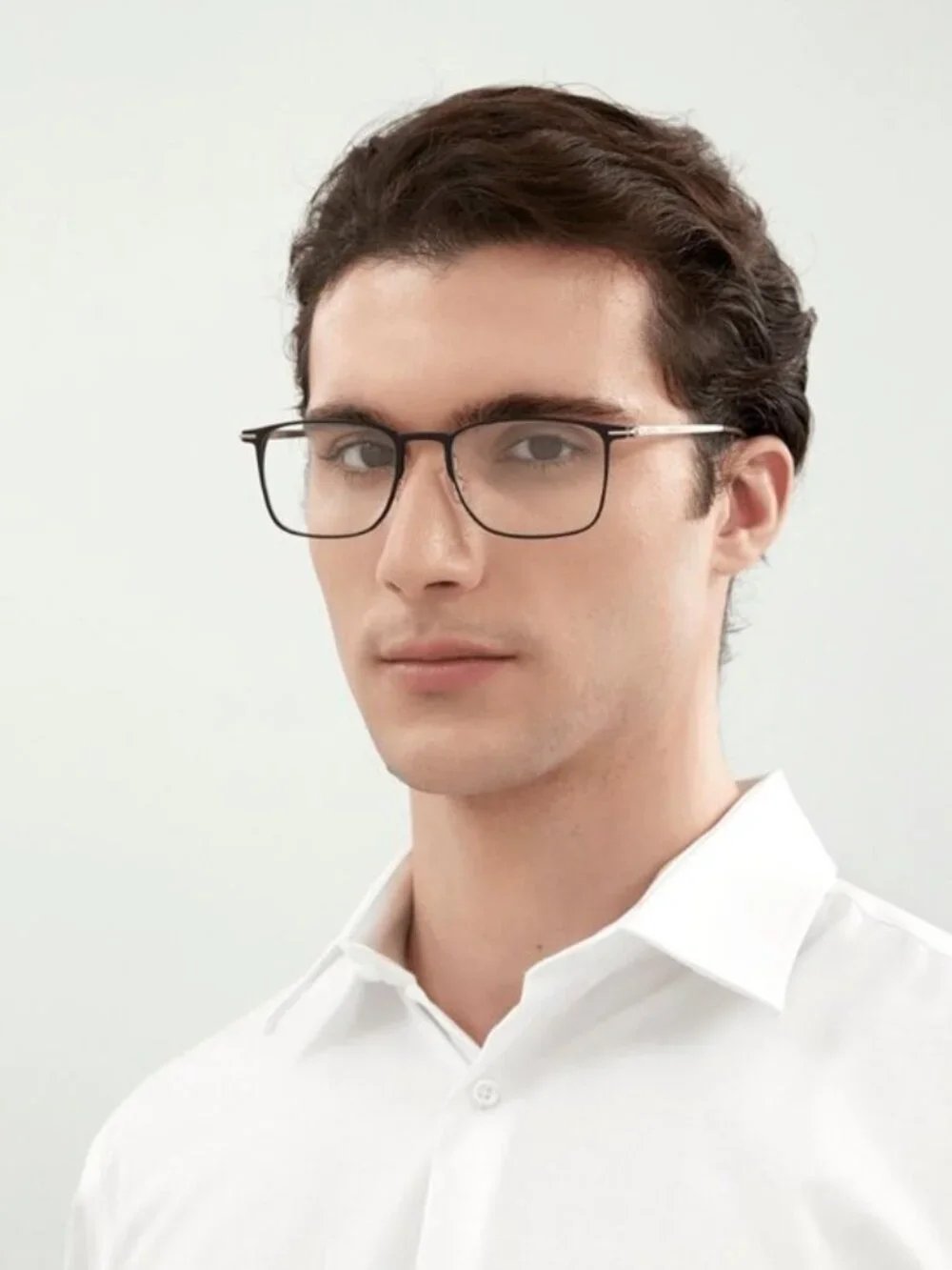 Montblanc MB0193O 003 Rectangle Eyeglasses 55mm – Blue